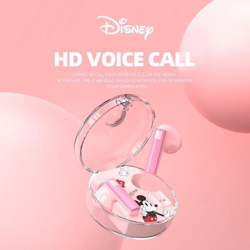 DISNEY Tai Nghe Không Dây Bluetooth 5.3 TWS LK-11 Giảm Tiếng Ồn HD Cảm Ứng Thông Minh Chống Thấm Nước Chất