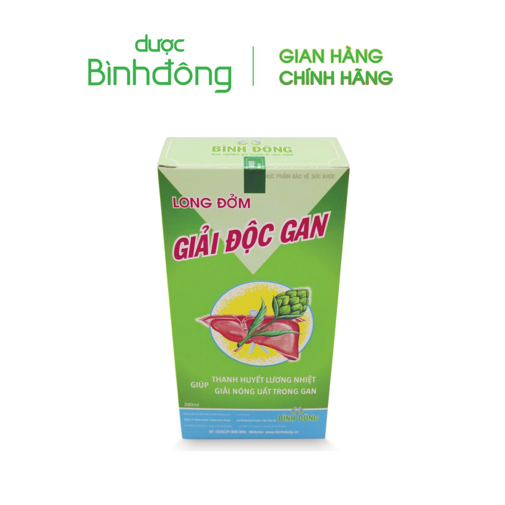 LONG ĐỞM GIẢI ĐỘC GAN - Thực phẩm bảo vệ sức khoẻ hỗ trợ thanh nhiệt, giải độc, mát gan | BigBuy360 - bigbuy360.vn
