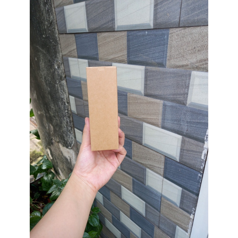 50 cái - Hộp giấy kraft đựng tinh dầu 100ml chai thuy tinh nước hoa chiết quà tặng - Hộp số 30