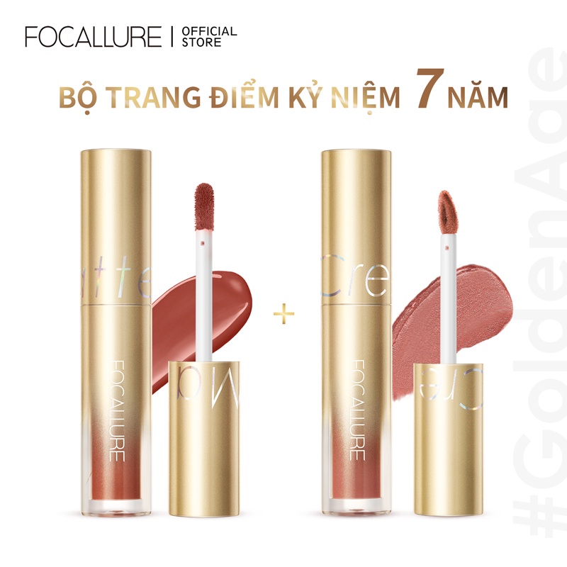 FOCALLURE Air Mist Lip Cream Velvet Silky-Smooth Waterproof Quick-dry Liquid Matt Lipstick 2.5g