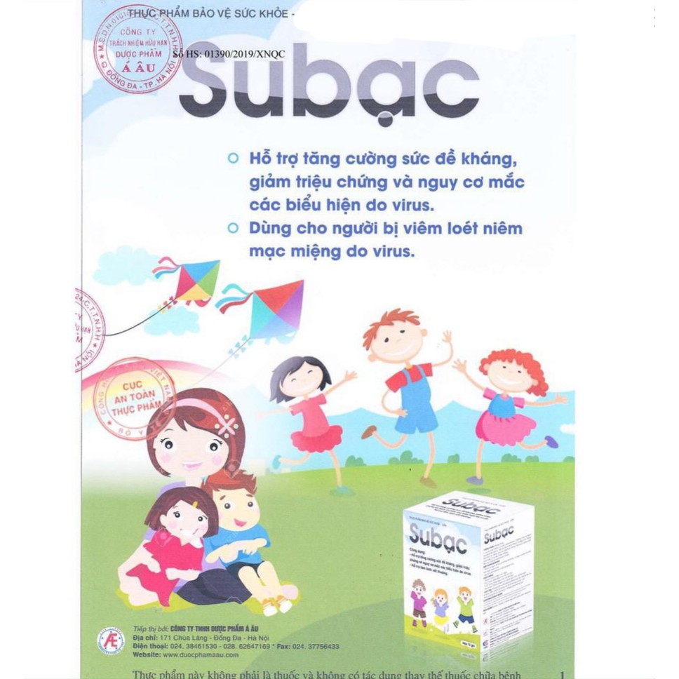 Cốm Su Bạc - Tăng cường Sức Đề Kháng cho trẻ, Tăng Miễn Dịch cho trẻ từ Lysine, Cao lá Xoài, Vitamin C [Chính Hãng]