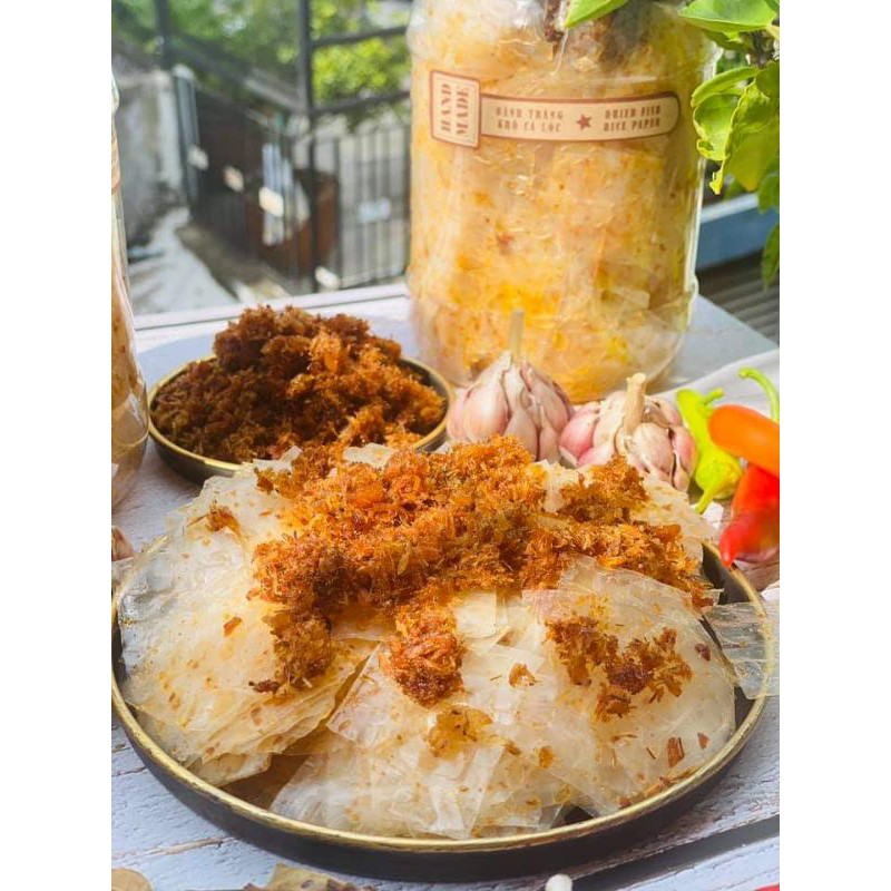 Bánh Tráng khô cá lóc 350gr