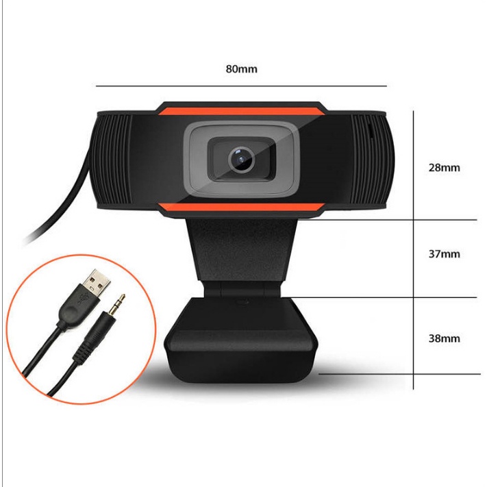 XẢ HÀNG -WEBCAM COVID20M - HD 1280P - USB 2.0- MIC RÕ- SIÊU NÉT | BigBuy360 - bigbuy360.vn