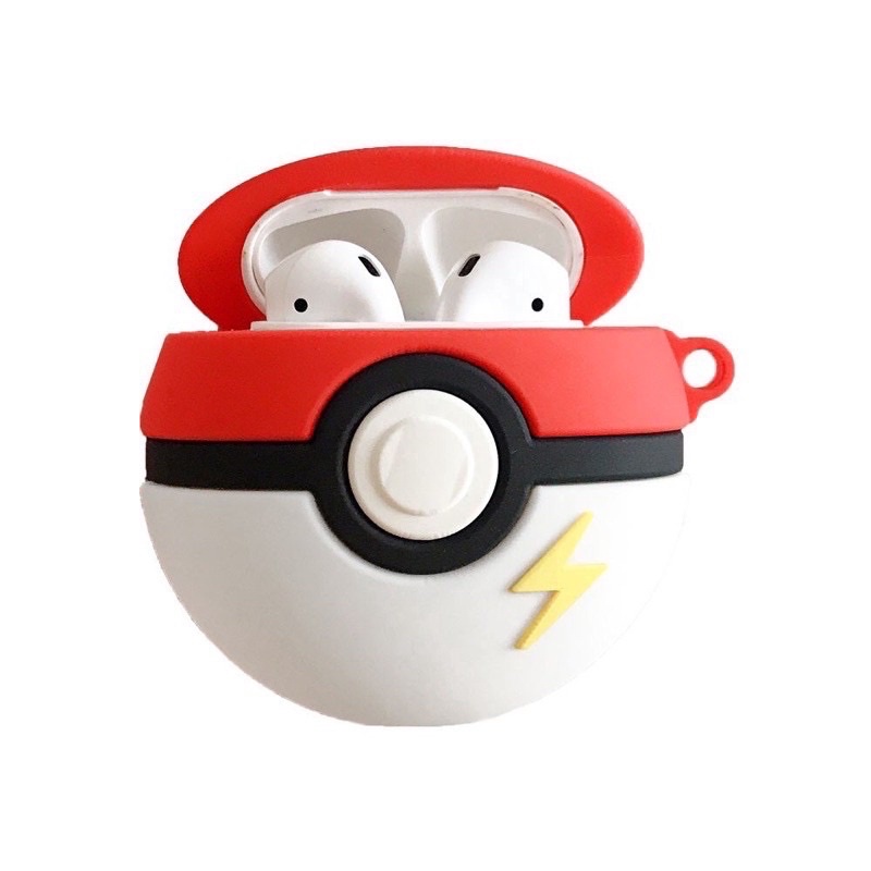 Vỏ Bảo Vệ Hộp Sạc Tai Nghe Airpods 1/Airpods 2 Pokemon