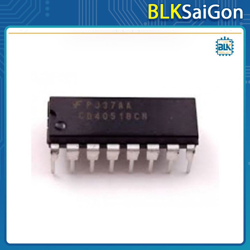 74HC4051 DIP16 (ứng dụng trong điện tử cơ bản )