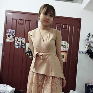 Đầm body đuôi cá -túi da