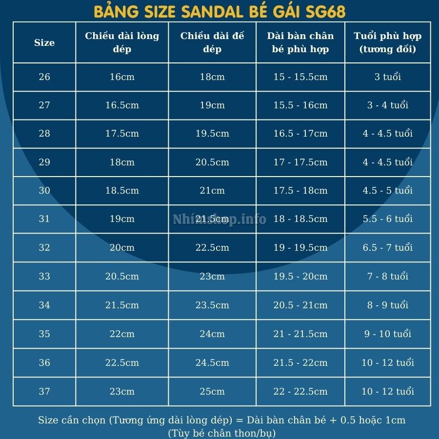 Giày sandal trẻ em xuất khẩu dép quai hậu bé gái gắn nơ duyên dáng và dễ thương 3 - 12 tuổi đi học đi biển SG68