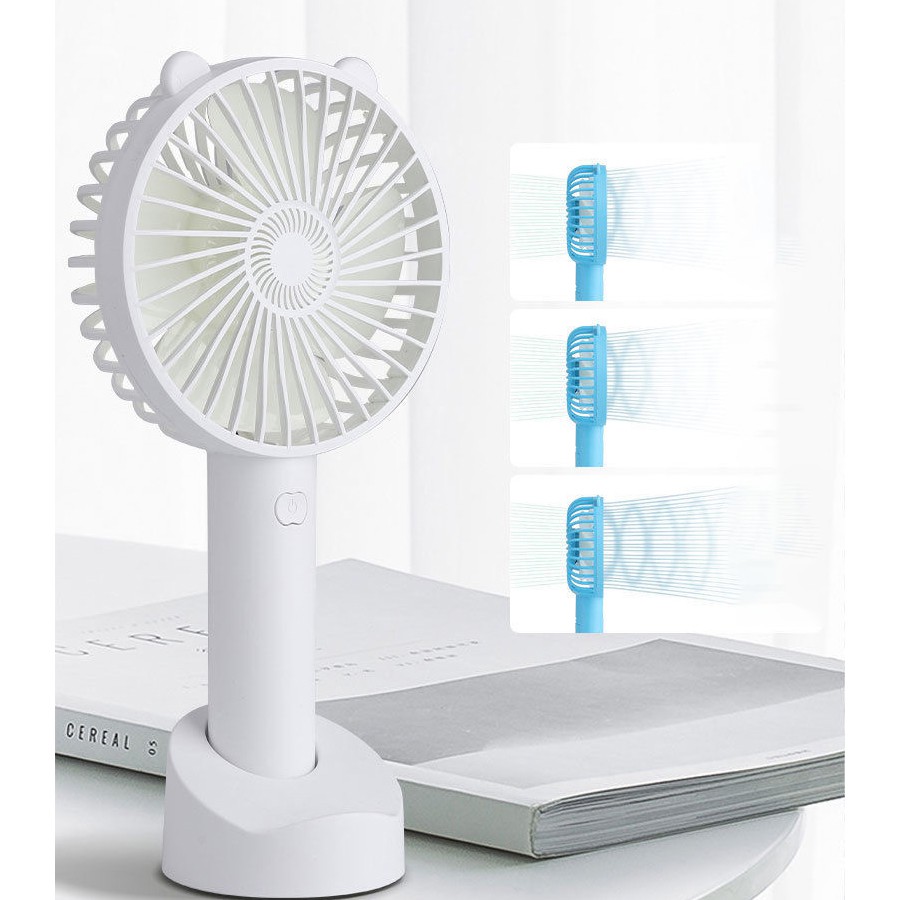 Quạt tích điện mini cầm tay Mianz Store Pin 2h - 4h, BH 3 tháng | BigBuy360 - bigbuy360.vn