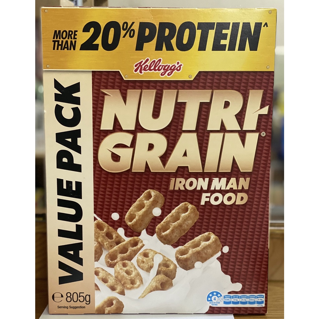 ￼Ngũ cốc Kellogg's Nutri Grain 805g - Úc