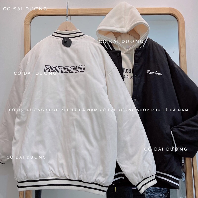 áo khoác bomber trần bông rondouu | BigBuy360 - bigbuy360.vn