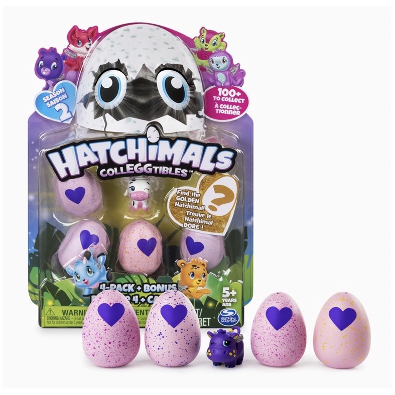 Chính hãng full box - Khay trứng Hatchimal mùa 2 - siêu hiếm