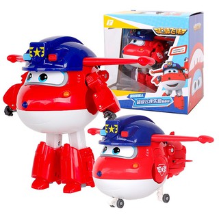 Super Wings Đội bay siêu đẳng mô hình nhân vật Jet Cảnh sát MẪU MỚI