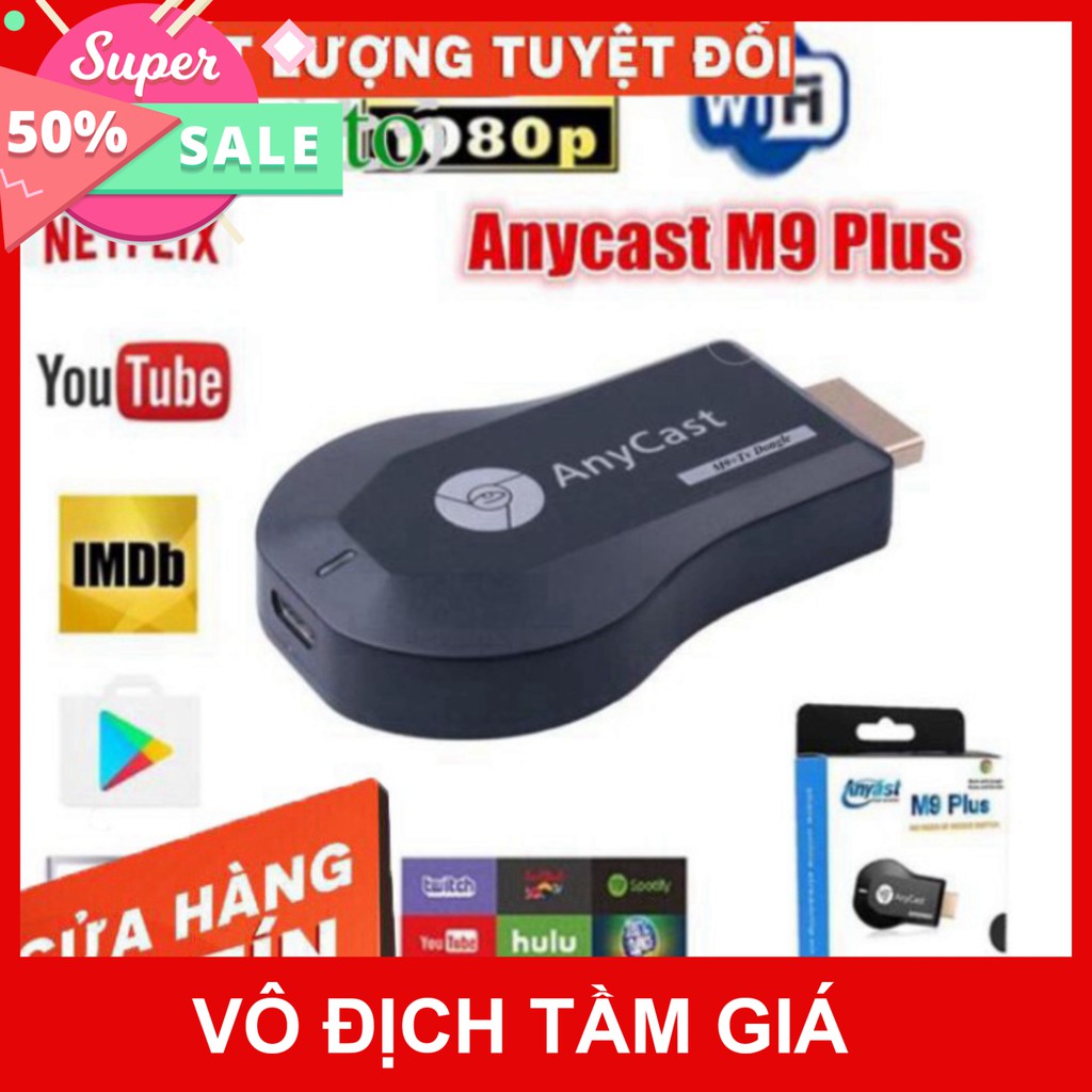 🆘🆘 Hdmi không dây ANYCAST M9 Plus ARIGATO Đảm Bảo Chất Lượng 🆘🆘