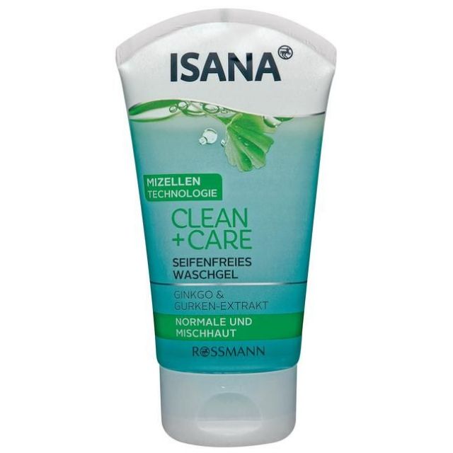 SỮA RỬA MẶT ISANA CLEAN & CARE CHIẾT XUẤT TỪ GINKGO