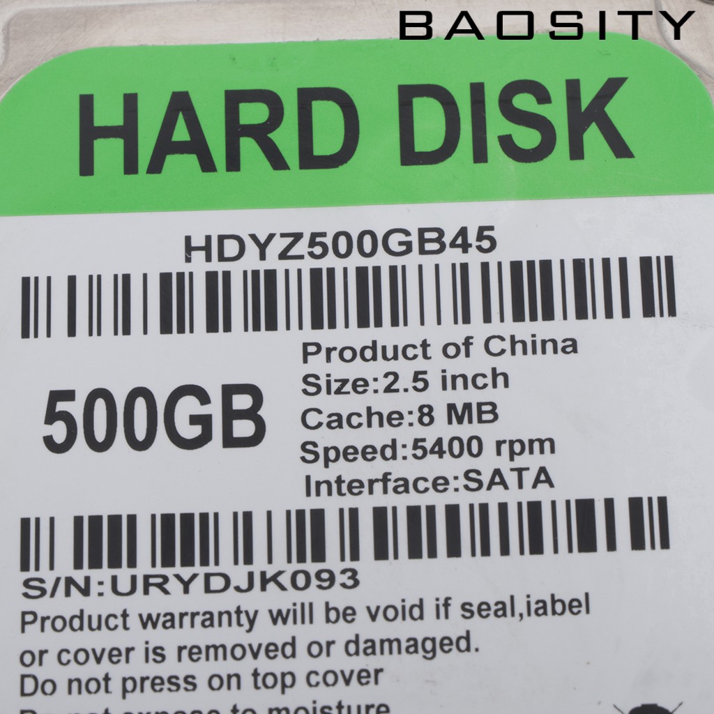 Ổ Cứng Ngoài 2.5 &quot;10Mm Sata 16mb 500gb Cho Laptop 70-100m