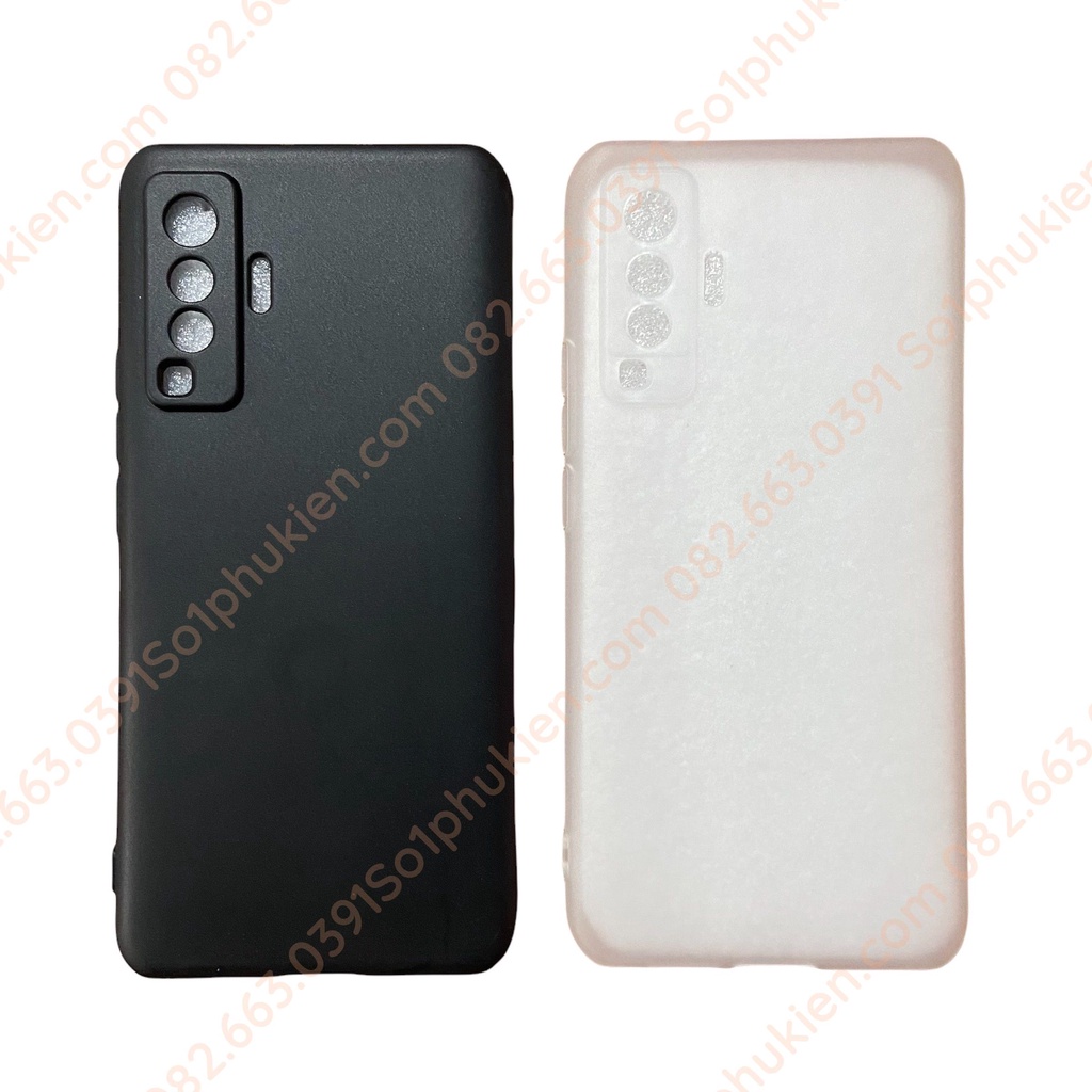 Ốp lưng Vivo X50 dẻo đen trơn , dẻo trắng đục có bảo vệ cam