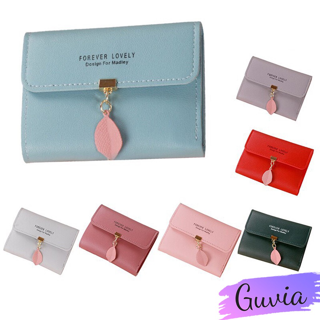 [Mã WAMT2405 giảm 10K đơn 0K] Ví mini đựng thẻ đựng tiền cao cấp GT75 Ví nữ khóa chiếc lá đẹp | BigBuy360 - bigbuy360.vn