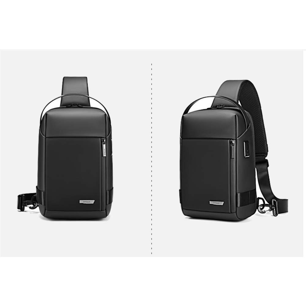 Túi đeo chéo đeo ngực nam cao cấp phong cách châu âu