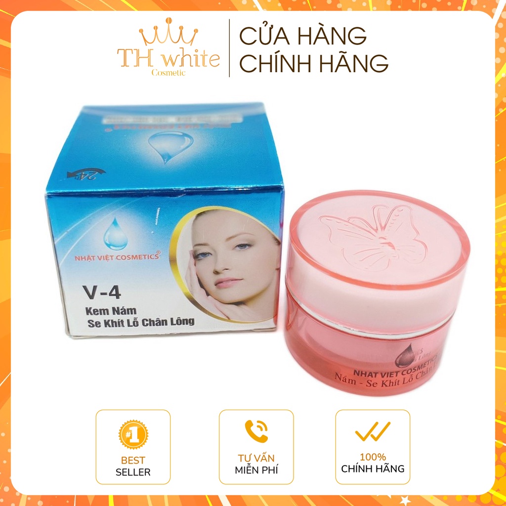 Kem Thâm Nám, Se Khít Lỗ Chân Lông, Ngọc Trai Đen, Sữa Ong Chúa V4 8g