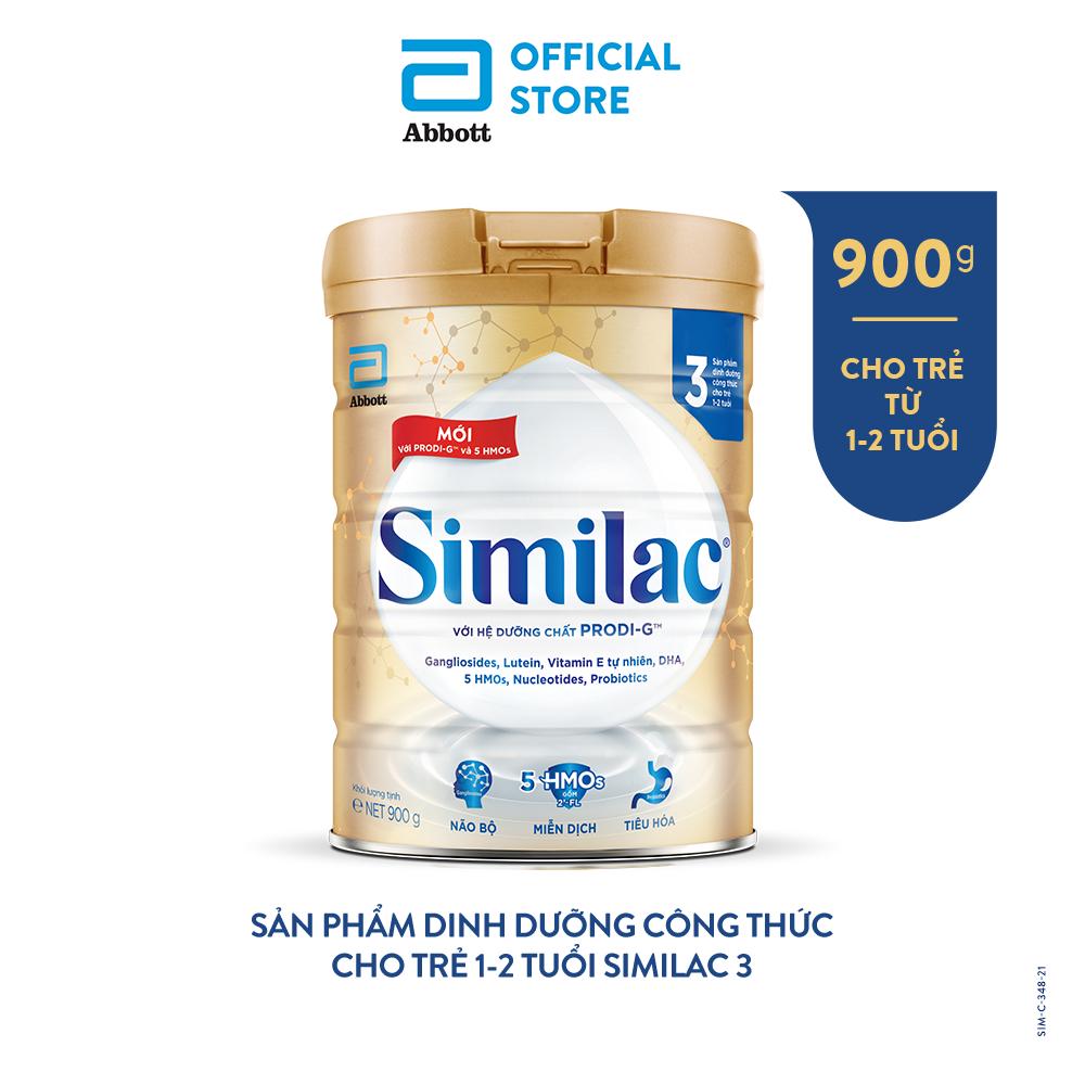 Sữa bột Similac 3 900g lon Dinh Dưỡng 5G Mới