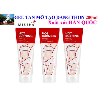 Kem tan mỡ missha hot burning