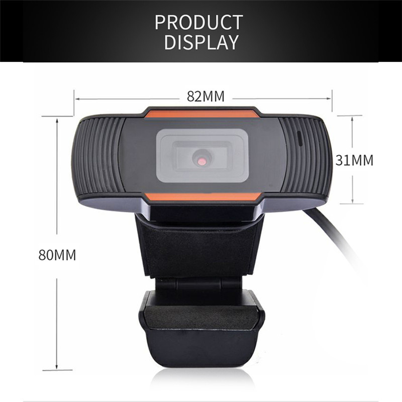 Webcam Hd 1080p Kèm Mic Có Thể Xoay Tiện Dụng Cho Máy Tính