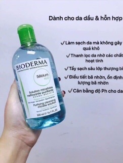 Nước tẩy trang BIODERMA H2O Solution Micellaire 500ml