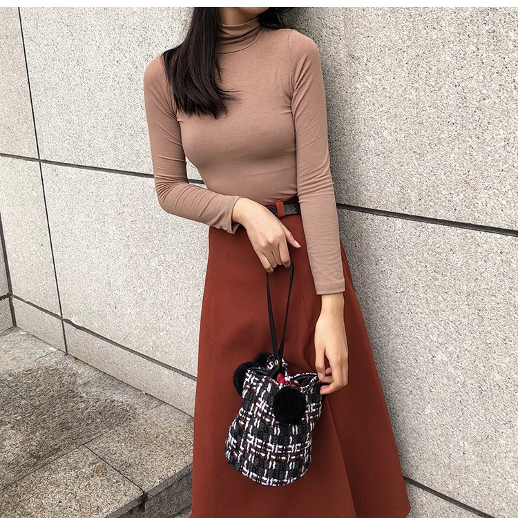 Áo nỉ nữ giữ nhiệt chất cotton dài tay thu đông mềm mịn ấm áp