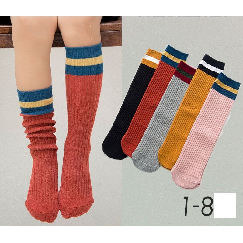 1 đôi tất bốt bé gái size 3-6 tuổi, tất len giả boot cho bé