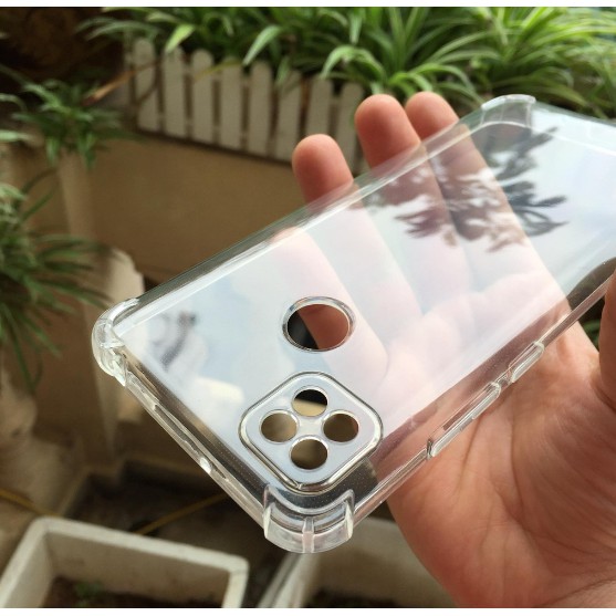 Ốp lưng Xiaomi Redmi 9C Silicon bo 4 cạnh chống sốc trong suốt