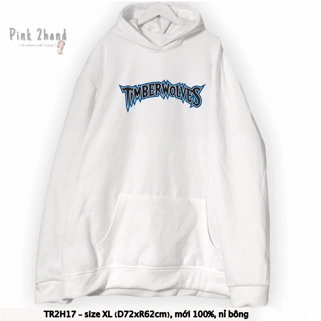 Áo Hoodie nữ, nam 2hand, chất dày, size XL/XXL - 120522-1