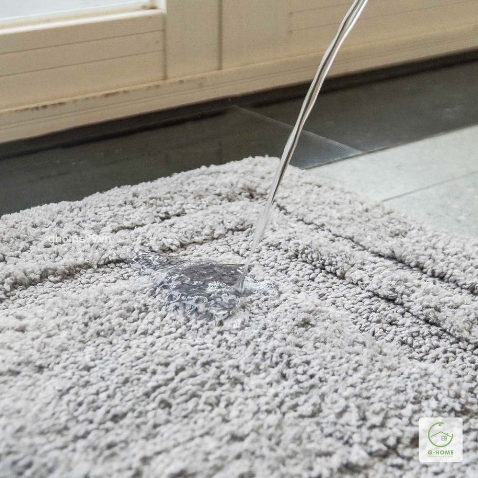 Thảm lau chân thấm nước ROOM MAT sợi len trơn chống trượt, thấm hút tốt cho phòng khách, phòng tắm TC02