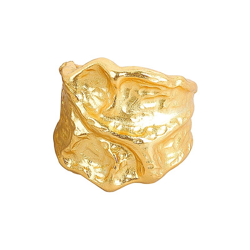 Nhẫn Màu Vàng / Bạc Phong Cách Gothic Punk Cổ Điển Có Thể Điều Chỉnh Kích Cỡ Cho Nữ