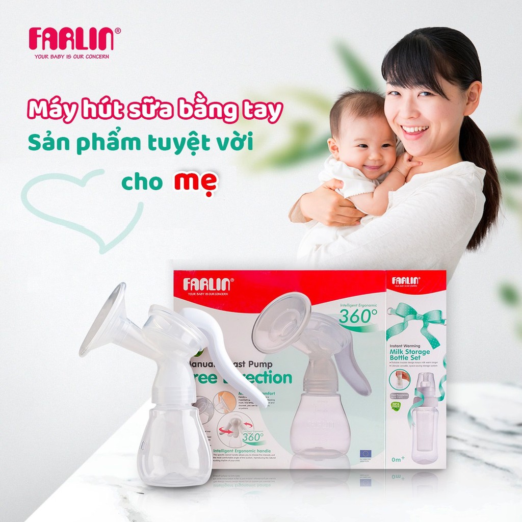 Máy Hút Sữa Vô Trùng Bằng Tay Farlin (CHÍNH HÃNG) CHO MẸ (BF-640B)