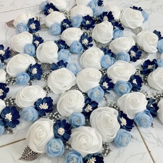 [ Sale Lớn ] Hoa cài áo handmade Vải lụa cao cấp