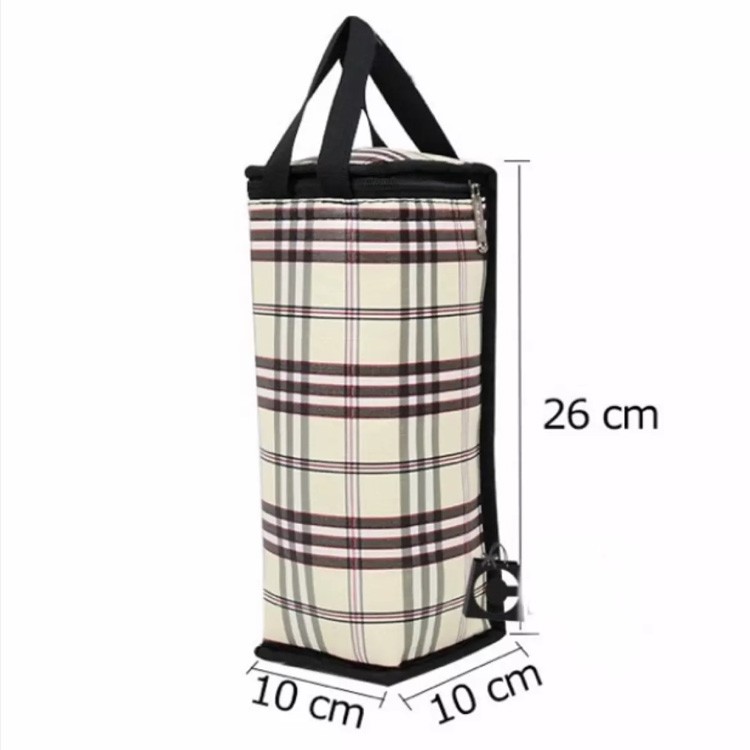 [SALE] Túi Đựng Bình Giữ Nhiệt 800ml-1000ml-1200ml Màu Ngẫu Nhiên Có Tay Cầm Tiện Lợi Chất Vải Cách 