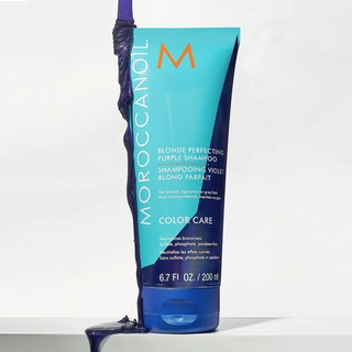 ✅[Moroccanoi_chính hãng] Dầu gội ánh tím khử sắc tố vàng Moroccanoil Blonde Perfecting Purple Shampoo 200ml