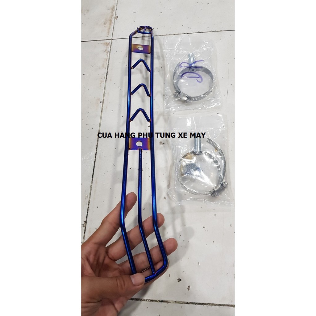 Ốp pô titan gắn xe DREAM - WAVE - CUP - Mang đến sự an toàn - Tiện lợi khi trang bị cho xế yêu