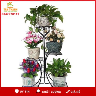 Kệ Sắt Để Chậu Hoa Cây Cảnh 5 Tầng
