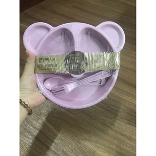 Bộ Bát Ăn Dặm Lúa Mạch Happy life