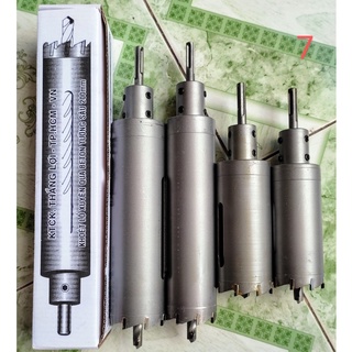 Mũi khoét tường Thắng Lợi , lỗ 21,27,34,42,55,60 dài 120 mm ,200mm