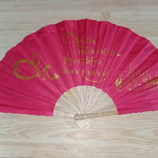 QUẠT VẢI XẾP THƯ PHÁP CAO CẤP size Trung