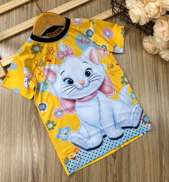 Đầm suông thun lạnh 3d