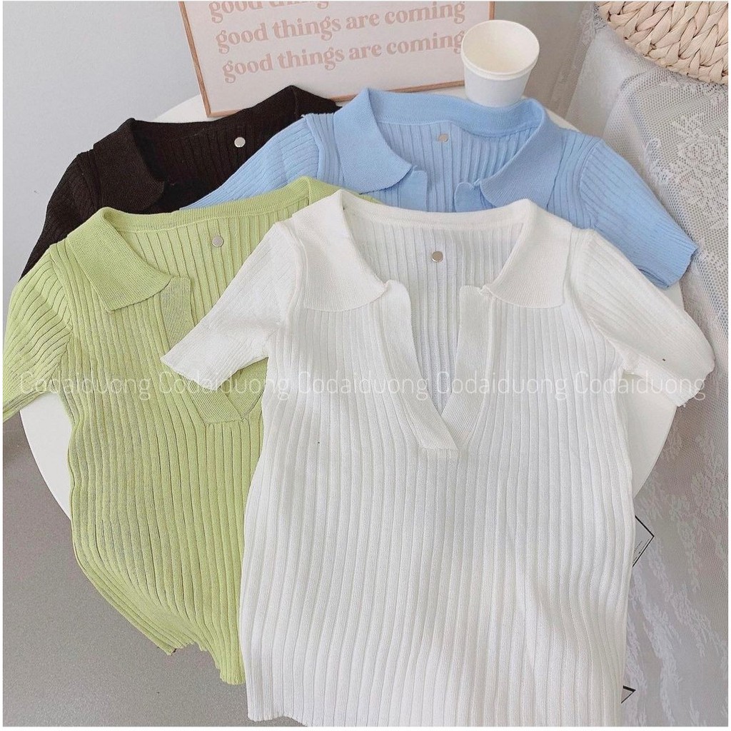 ÁO LEN GÂN CỔ ĐỨC 14300 | BigBuy360 - bigbuy360.vn