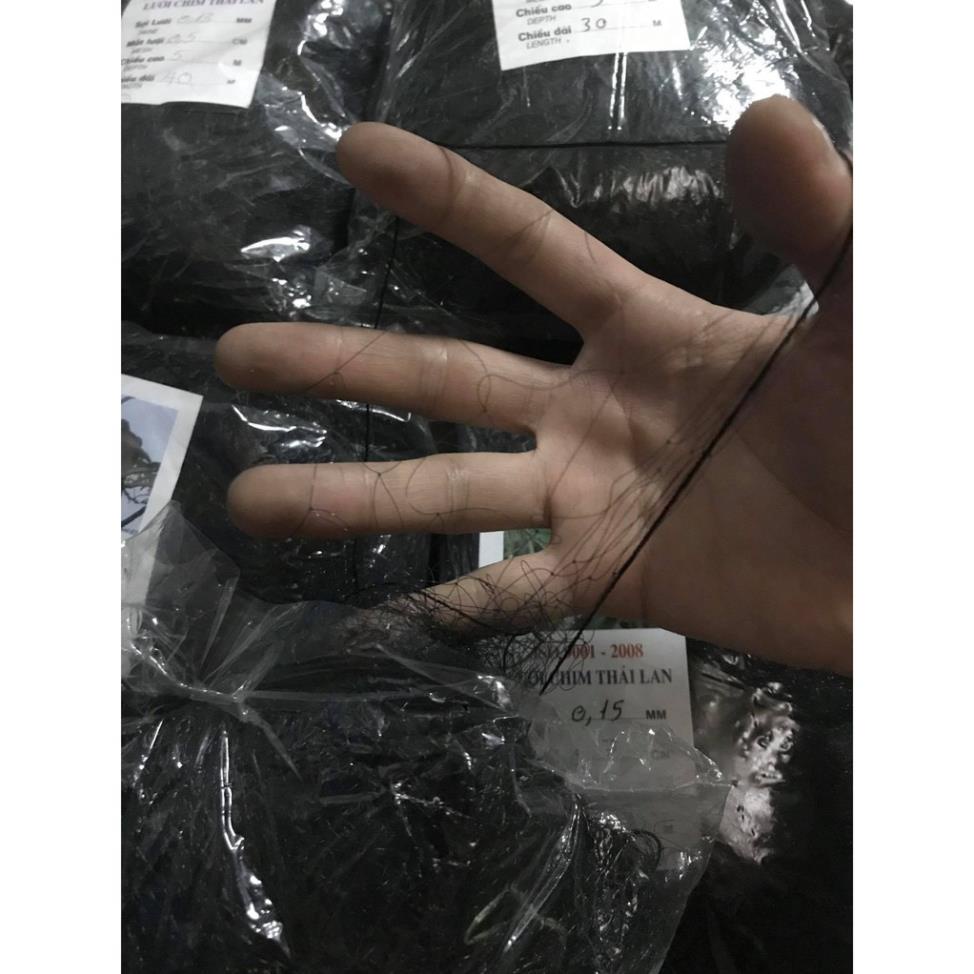 Sỉ[15m-50m] Lưới bẫy chim thái lan , lưới tàng hình bẫy chim khuyên sẻ gi cu gáy chào mào.Lưới bắt chim.Lưới chim