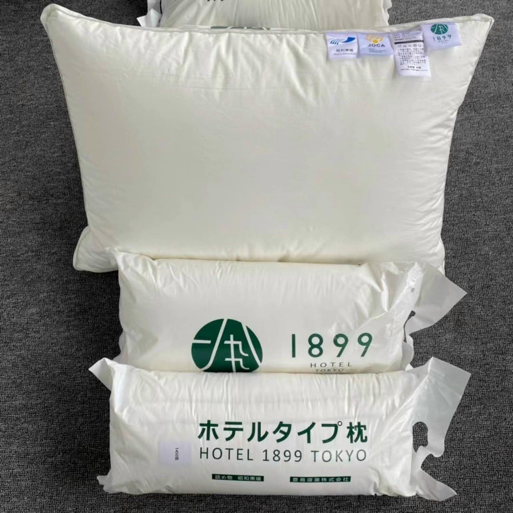 GỐI BÔNG LỤA NHẬT BẢN 1899 HÀNG SIÊU ĐẸP, CAO CẤP, ÊM MỀM MỊN
