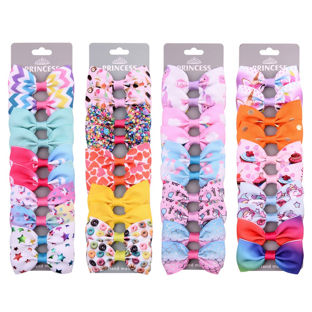 10 Kẹp tóc KIDSBOWS kiểu công chúa nhỏ dễ thương cho bé gái
