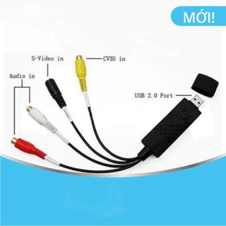 Đầu đổi USB ra Svideo (DC 60) - Cáp Thu Dữ Liệu Easier Capture USB 2.0