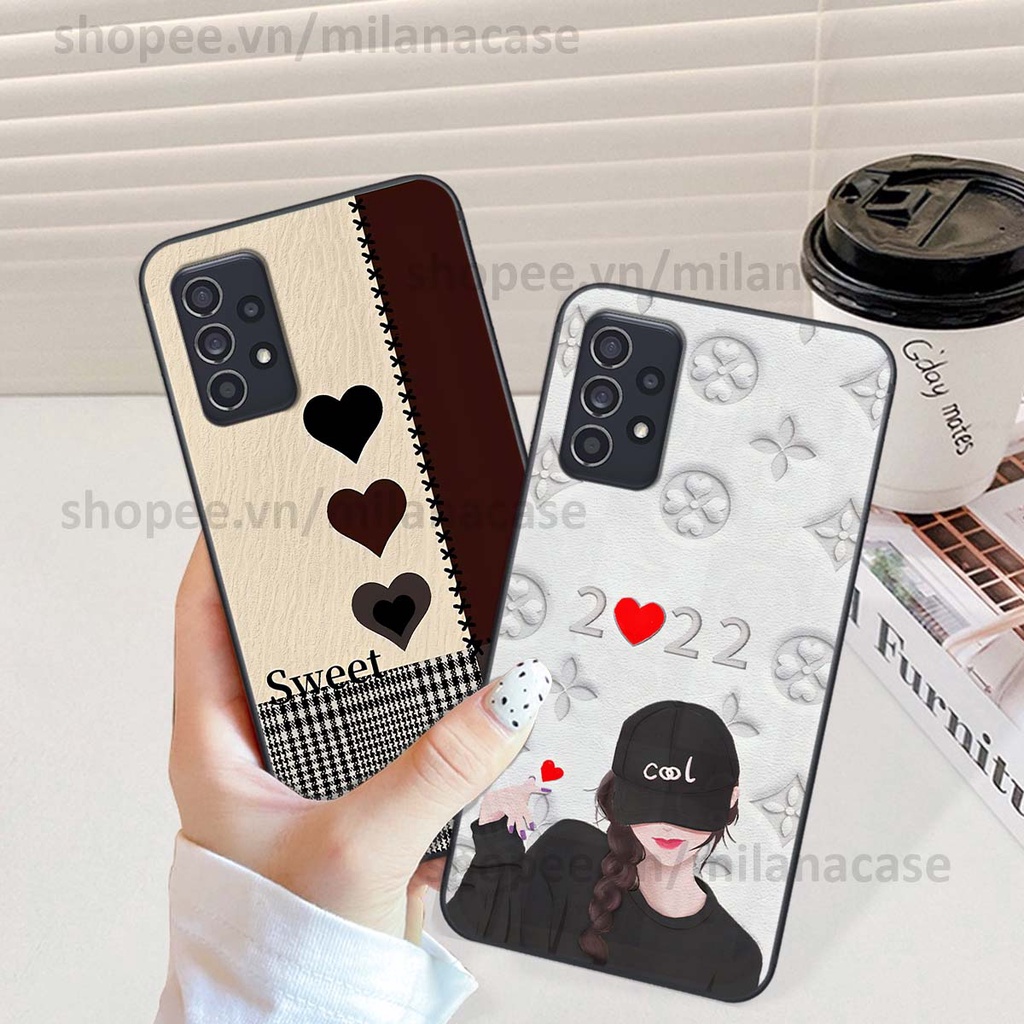 Ốp Samsung A32 / A52 / A72 hình trái tim be love tình yêu siêu đẹp, cá tính, thời trang