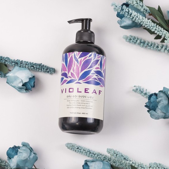 Dầu gội dược liệu Violeaf - Chai 480ml